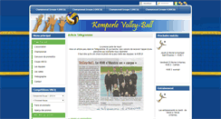 Desktop Screenshot of kemperlevolley.fr